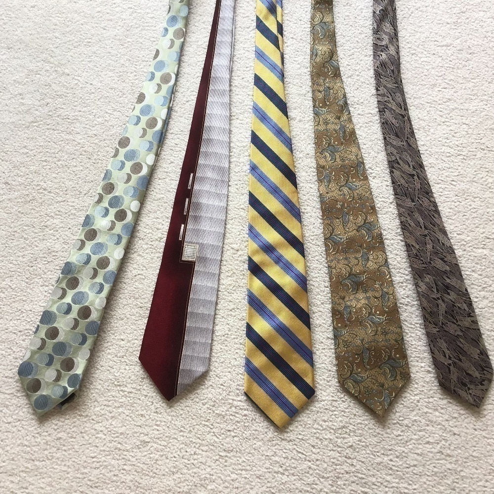 TIES VARIETY PACK GEOFFREY BEENE Set of 5 Ties